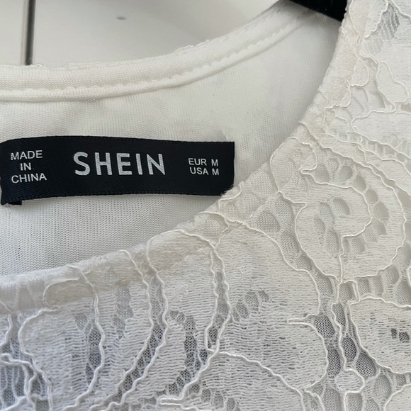 Shein white lace dress - Picture 4 of 6